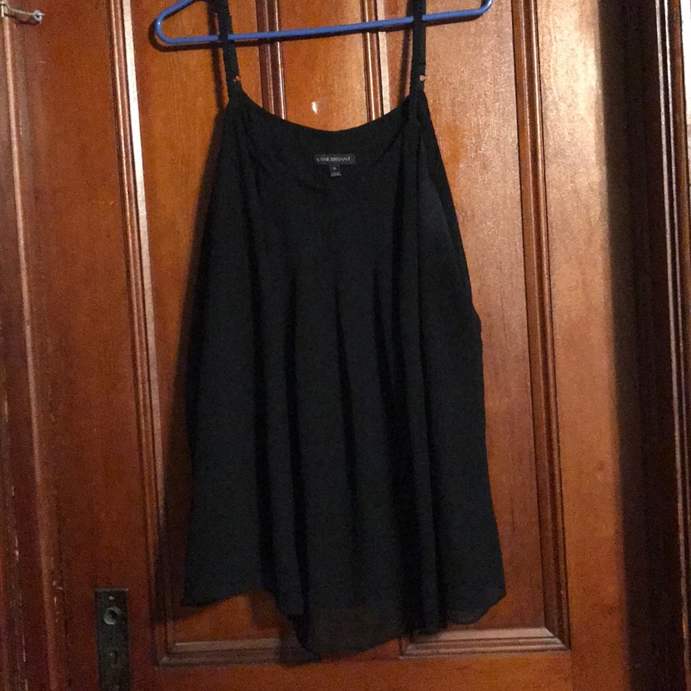 Dressy, pleated tank top
